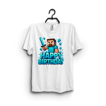 Minecraft - Steve Happy Birthday